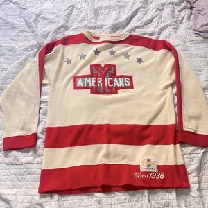 New York Americans 1st Generation CCM Heritage Sweater NHL Hockey Jersey Vintage
